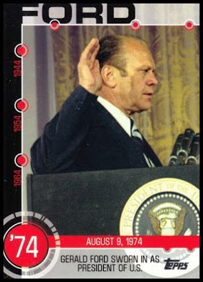 8A Gerald Ford sworn in as President of USA